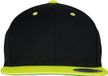 FLEXFIT Classic Snapback Pet Zwart/Neon Geel One Size