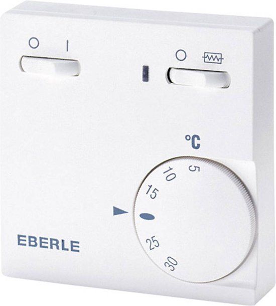 Eberle 111110351100 RTR-E 6181 Kamerthermostaat Opbouw (op muur) - Zuiver wit