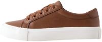 Next - Jongens - Nette vetersneakers met brede pasvorm (G) - Bruin
