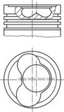 MAHLE Kolben 0305800 | Compatibel met: VW LT 28-35 II Bus, LT 28-46 II Kasten, LT 28-46 II Pritsche/Fahrgestell, TRANSPORTER T4 Bus