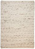Tijdloos THEKO de merktapijten - BERINA SUPER Tijdloos natuurlijk tapijt van 100% duurzame scheerwol; met de hand geweven en aan beide zijden bruikbaar | 70 x 240 cm; kleur: Naturel Multi