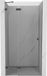 Mexen Lunar porte de douche pivotante gauche 120 cm, transparent, gris canon brossé