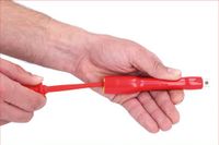 KS TOOLS 1/2" Verlängerung mit Schutzisolierung und Schraubenarretierung, 125mm (117.1202)