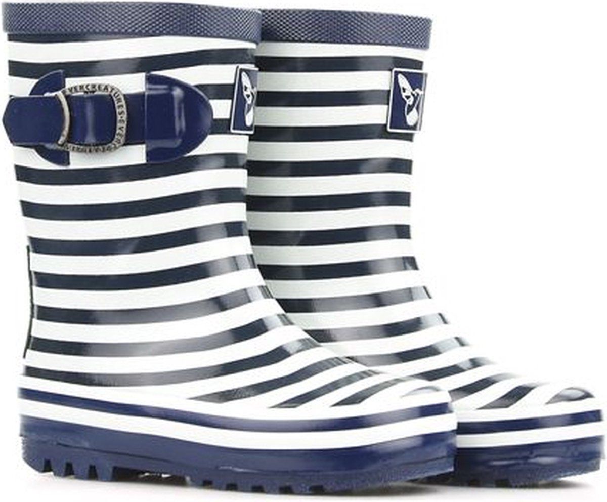 Evercreatures Little Creatures marine navy kids 29 - Wit/Blauw - 5060312694392