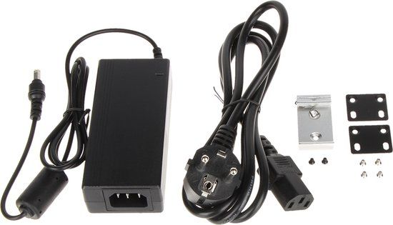 Hikvision DS-3T0306HP - SFP 4 poorts PoE switch - 6 poorts - Fast Ethernet - Layer 2 - Grijs