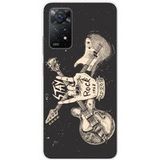 Xiaomi Bedrukt siliconen hoesje compatibel met Xiaomi Redmi Note 11 Pro Plus 5G Stay rock
