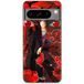 Google Pixel 8 Pro Hoesje Demon Slayer Kimetsu no Yaiba Itachi Uchiha rood voorkant Maniacase