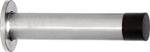 AXA Deurstopper WS16 - Geborsteld RVS - Wandmontage - Ø1.6cm - Zwart Rubber