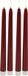 Countryfield LED dinerkaarsen - 4x st - rood - 28 cm - met afstandsbediening