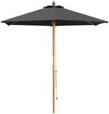 vidaXL Stokparasol Antraciet Eucalyptushout Ø 270 cm