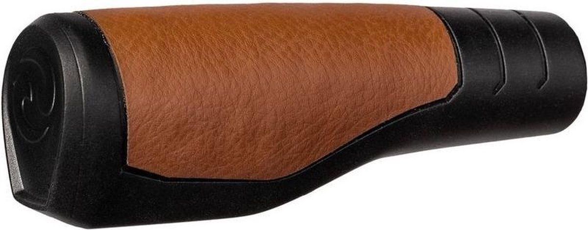 Herrmans Handvat Grip Primo 130 Mm Zwart/bruin 2 Stuks