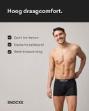 SNOCKS Boxershorts Heren, 6-pack Onderbroeken, Biologisch Katoen, Comfortabel, Naadloos & Zonder Kriebelend Label