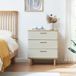 en.casa Commode Ferrersp 70x60x40 cm chêne avoine et naturel