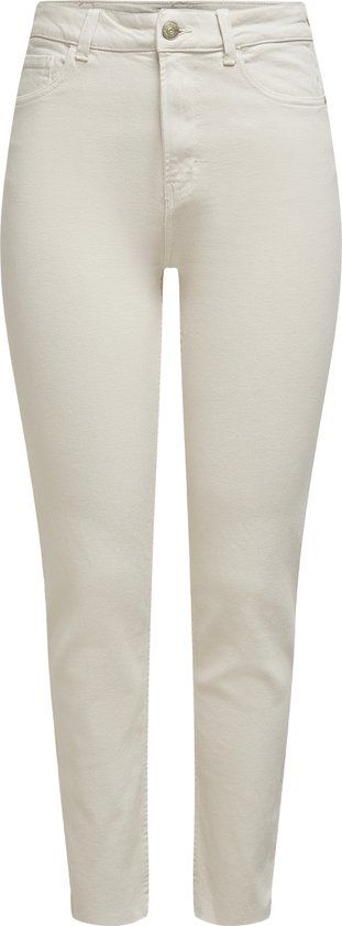 ONLY ONLEMILY LIFE HW ST RAW CRPANK - Jeans voor Vrouwen - Maat 32/34 - Beige