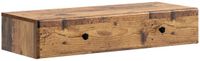vidaXL Wandgemonteerde Zijtafel Oud hout 87,5 x 34,5 x 17 cm