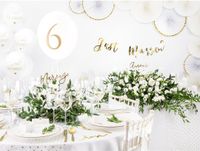 Partydeco Tafelkleed/Tafellaken Rond - Wit - 280 cm - Polyester - 2 Stuks
