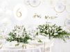 Partydeco Nappe Ronde - Blanc - 280 cm - Polyester - 2 Pièces