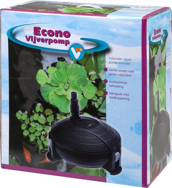 Velda VT Econo Pond Pump 8000 - Vijverpomp - Zwart