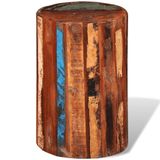 VidaXL Kruk massief gerecycled hout