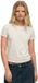 Superdry Essential Logo Gestreept T-shirt Slanke Pasvorm Dames T-shirts XL Glacier Grey Marl Stripe