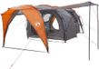 vidaXL Tente tunnel 6 personnes Gris et Orange