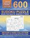 Sudoku Puzzle Book for Adults, Seniors & Teens: 600 Large Print Sudoku Puzzles - Medium & Hard Levels with Solutions
