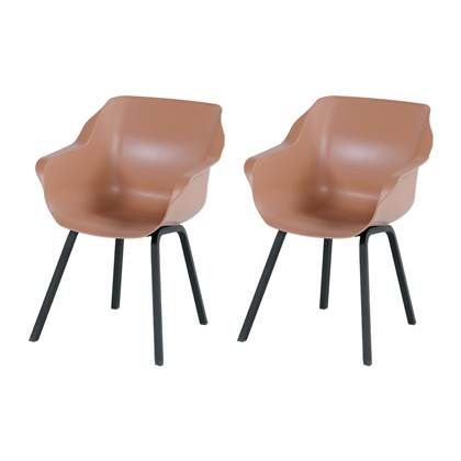 Hartman Sophie Element Tuinstoel met Armleuning - Set van 2