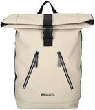 Enrico Benetti Bergen Waterafstotende Rolltop Laptoprugzak met 17 inch Laptopvak - Rugzak 22 Liter - Lichttaupe