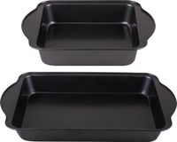 Chef Traiteur Ovenschalen 2-delige set - rechthoek - 2.5 en 5 Liter - met anti-kleef laag