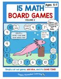 15 Math Board Games Ages 5-7