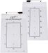 QHP Oefenbord Dressuur - Whiteboard voor Dressuurproeven - Kunststof - One size