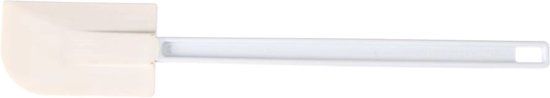 HENDI Pannenlikker – synthetisch rubber blad – vaatwasmachinebestendig – 406x70 mm – wit