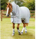 Premier Equine Vliegendeken voor pony met buikflap Bug Buster Zilver Polyester One Size