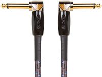 BOSS BIC-PC-3 Studio Grade Instrument Cable, Right-angle 1/4-inch connectors, 6-inch/15 cm length
