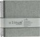Goldbuch - Spiraal fotoalbum Linum – Grijs/Wit – 20x20 cm