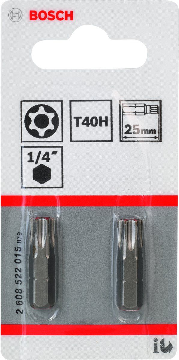 Bosch T40H Security Torx - 25 mm