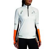 Brooks Run Visible 1/2 Zip 2.0 shirt met lange mouwen voor dames