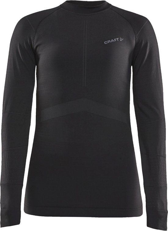 Craft Active Intensity Cn Ls Dames Sportshirt - Black/Asphalt - XS