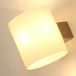 Comely Binnenwandlamp Hout E27, Wandlamp Minimalistisch Design 3000K-6500K, Glazen Kap Wandverlichting voor Slaapkamer Gang Trap Woonkamer (met 1 Driekleurige 12W Lamp)