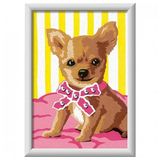 Ravensburger CreArt Serie E - Kleine Chihuahua Schilderen op Nummer Schilderset