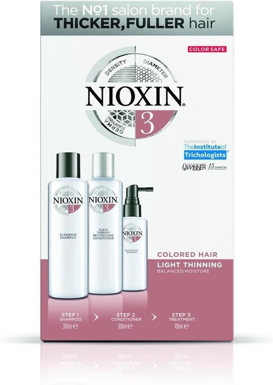 NIOXIN System 3 Starter Set - voor gekleurd haar, 350 ml