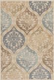 Safavieh Roseau Area tapijt, geweven zacht viscose tapijt in crème/multi, 160 X 230 cm