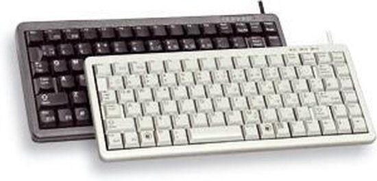 CHERRY Compact keyboard, Combo (USB + PS/2) toetsenbord USB + PS/2 QWERTY Grijs