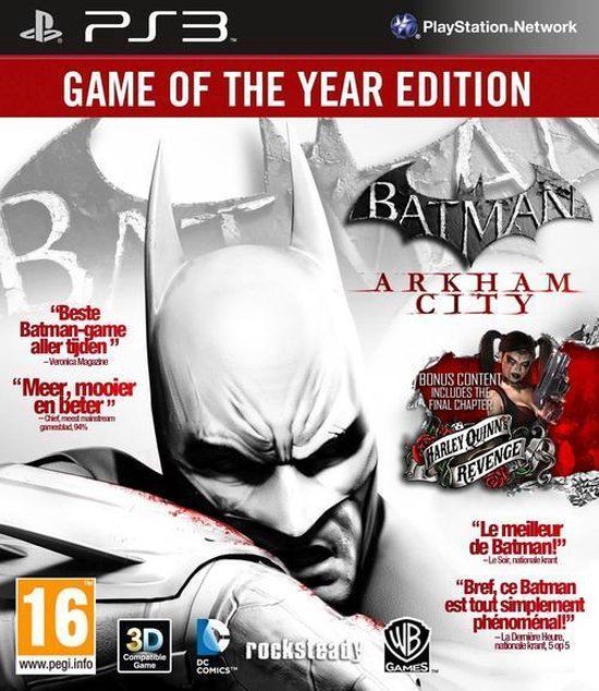 Warner Bros. Entertainment Batman: Arkham City (Year 1 Edition) - PS3