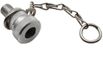 Zefal Husky Pompketting Eind Zilver Staal Frans/Presta
