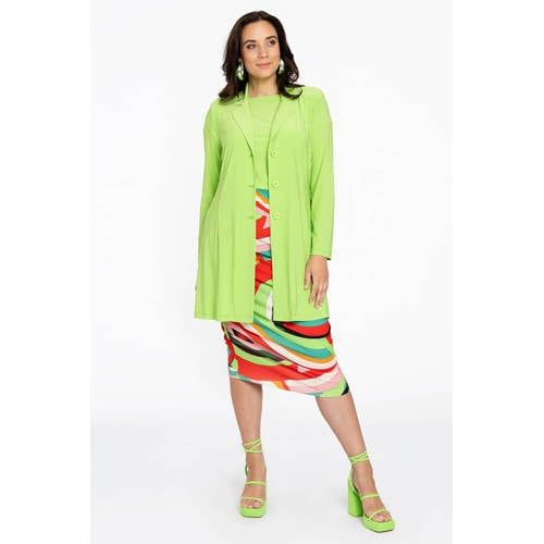 YOEK DOLCE midi rok met all over print en plooien, meerdere kleuren
