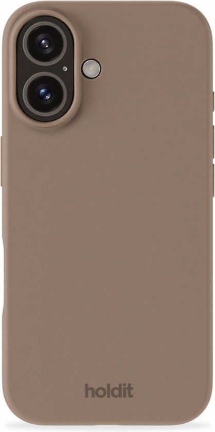 Holdit Silicone Case voor Apple iPhone 16 - Bruin