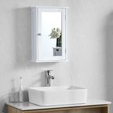 Bath Vida Priano badkamermeubel Enkele spiegeldeur wandmontage, wit