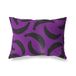 BonaMaison Paars-Zwart Decoratieve Kussensloop, Kussenhoezen Bank, Decoratieve Kussenhoesjes, Kussensloop; Sofa, Slaapkamer, Kantoor, Auto 35x50 Cm - Ontworpen en vervaardigd in Turkije
