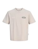 JACK & JONES Shirt greige / grijs gemêleerd / wit gemêleerd